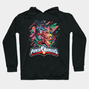 Green Power Ranger's Epic Showdown Hoodie